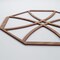 Ekena Millwork Large Haswell Decorative Fretwork Wood Wall Panels, Walnut, 23 3/8"W x 23 3/8"H x 3/8"T WALW24X24X0375HWLWA - alternate 6